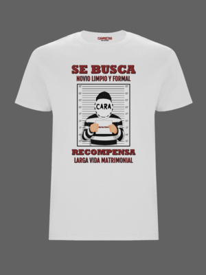 Camiseta blanca despedida limpio y formal