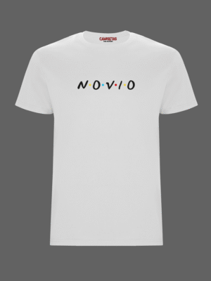 Camiseta despedida novio Friends blanca